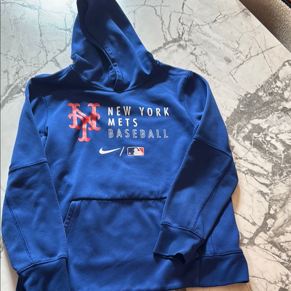 Nike Blue New York Mets Kids Hoodie